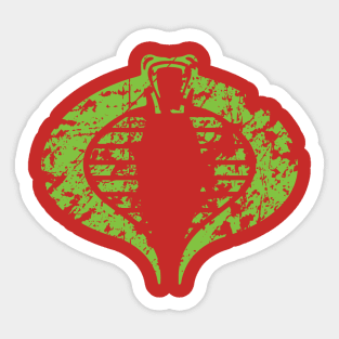 Green Crimson Guard Vintage Sticker